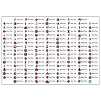 Combo 16 sticker, tem và giấy khen