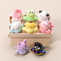 Combo 16 Túi Mù Bất Ngờ Blind Bag Mô Hình Sanrio Kuromi Melody Cinnamoroll Kitty Pochacco Dễ Thương