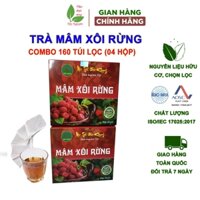 Combo 160 gói trà mâm xôi rừng Bảo Khang, cây mâm xôi, giúp hết nám, tàn nhang, thoát vị đĩa đệm TN