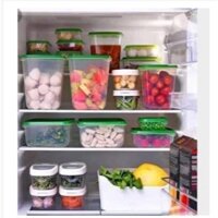 Combo 17 hộp nhựa tủ lạnh cao cấp bảo quản đồ ăn-Hộp đựng thực phẩm an toàn tiện dụng