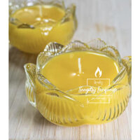 Combo 18/36 Ly Chum Sen - Set Nguyên Liệu Làm Nến Bơ Cúng Dường Tại Nhà Tặng Kèm Viên Tealight + Keo Nến + Miếng Vàng Lá