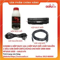 COMBO 1HỘP MỰC 35A 85A 1HỘP MỰC ĐỔ 1DÂY NGUỒN 1 DÂY USB (MỚI 100%) DÙNG CHO MÁY IN HP1006 CANON LBP3018/3010/3050/3020