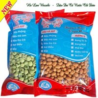 Combo 1kg: 500g Đậu Phộng Nước Cốt Dừa - 450g Đậu Hà Lan Wasabi (2 Túi) Rồng Con