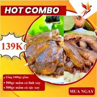 COMBO 1KG GỒM 500gr Mắm Cá Linh Xay và 500gr Mắm Cá Sặc Xay Châu Đốc Loại Ngon Dễ Chế Biến Món Ăn- Vựa Khô Minh Triết