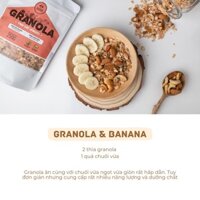 Combo 1kg Granola Siêu hạt DK Harvest - tặng kèm 1 bộ bát gáo dừa - 7 loại hạt dinh dưỡng nhập khẩu