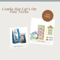 Combo 1Kg Hạt Cat's On + 5 Hộp Pate Neeka Mix Vị