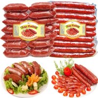 [Combo 1Kg] Lạp Xưởng Tôm và Lạp Xưởng Heo Tươi Mai Quế Lộ Đặc Biệt Thơm Ngon