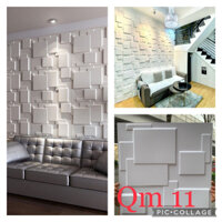 combo 1m2 tấm ốp tường 3d pvc nhựa nguyên sinh cao cấp