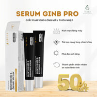 [COMBO 2] 2 HỘP Serum GINB PRO hỗ trợ kích thích mọc lông mày, lông mi, râu dày rậm đẹp chắc khỏe, chính hãng