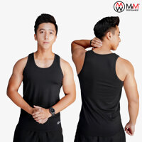 Combo 2 áo ba lỗ namáo 3 lỗ nam, sợi cotton mềm mịn siêu thoáng mát, thấm hút mồ hôi cực tốt, co giãn 4 chiều MRM FASHION -CM - Đen - XXL