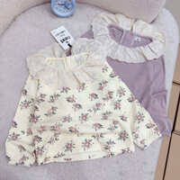 Combo 2 áo cổ ren kid