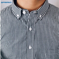 Combo 2 áo sơ mi kẻ sọc ca rô nhí vải cotton mềm mịn thoáng mát