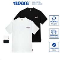 Combo 2 Áo thun Form rộng NOAM Homies Unisex 100% Cotton - Màu trắng/đen
