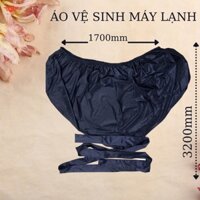 Combo 2 áo trùm vệ sinh máy lạnh/ bạt bảo dưỡng điều hòa 1m7