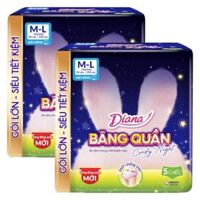 Combo 2 Băng vệ sinh quần Diana Comfy Night M/L (5 miếng)
