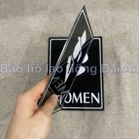 Combo 2 Bảng WC nhà vệ sinh nam nữ chất liệu Mica (15x20cm)