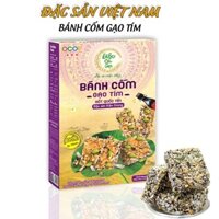Combo 2 Bánh cốm thuần chay từ gạo tím đặc sản - Thương hiệu BIBO CỐM GẠO - Đặc sản Kiên Giang - Hộp 180gr