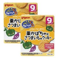 Combo 2 Bánh quy vị bí ngô và khoai lang Pigeon 50g