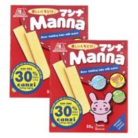 Combo 2 Bánh xốp sữa Manna 35g