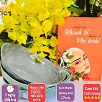 Combo 2 bát ô tô chén tô gốm sứ méo bát tràng dùng trong nhà bếp, decor xinh xắn 17cm