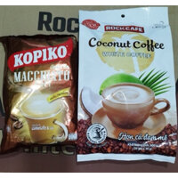 [COMBO 2 BỊCH] 1 BỊCH CÀ PHÊ SỮA DỪA 30 gói VÀ 1 BỊCH  CÀ PHÊ KOPIKO MACHIATO THÁI LAN  20 gói Coffee