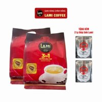 Combo 2 Bịch Cà Phê Sữa Hòa Tan 3in1 Lami Coffee Đậm Đà Vị Nguyên Bản (Bịch 50 gói x 16 g) Cafe