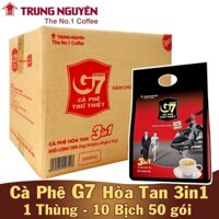 [COMBO 2 BỊCH] CÀ PHÊ TRUNG NGUYÊN HÒA TAN – CÀ PHÊ SỮA 3IN1 G7 HÒA TAN – CAFE SỮA 3 IN 1 – BỊCH 50 GÓI X 16GR