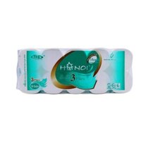 COMBO 2 BỊCH GIẤY VỆ SINH HÀ NỘI SILK 10 CUỘN  3 LỚP KHÔNG LÕI