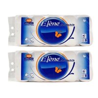 Combo 2 bịch giấy Vệ Sinh Elene Xanh 3 Lớp siêu mịn Không lõi