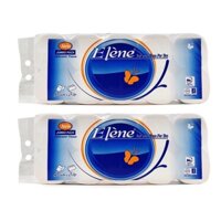 ComBo 2 Bịch giấy Vệ Sinh Elene Một Bịch 10 Cuộn Không Lõi Hàng 4 Lớp