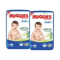 COMBO 2 bịch Huggies tã dán L-68 Skin care