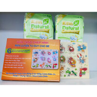 [Combo 2 Bịch + QUÀ TẶNG GHÉP HÌNH] Tã Bỉm Dán/Quần Kitin Natural Siêu Khô Thoáng