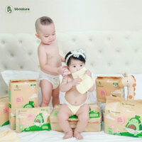 Combo 2 Bịch Tã Bỉm Dán Quần BB Nature Hàn Quốc Sợi Tre Organic Cao Cấp Cho Bé Đủ Size