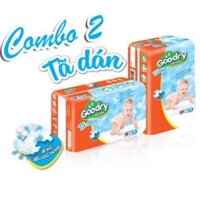 Combo 2 bịch tã dán goodry S46 / M42 / L38 / XL34