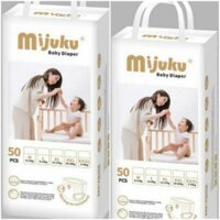 [COMBO 2 BỊCH] Tã/Bỉm Dán,Quần Mijuku Cao Cấp 1 Bịch 50 Miếng Size S/M/L/XL/XXL/XXXL