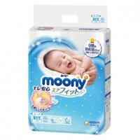 Combo 2 Bịch Tã/Bỉm Dán/Quần Moony Các Size NB90/S84/M64/L54/XL44/M58/L44/XL38/XXL26 Hàng Chính Hãng