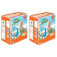 COMBO 2 BỊCH (tặng 16 miếng)- Bỉm quần goodry : M60-L54-XL48-XXL44( hàng có sẵn)