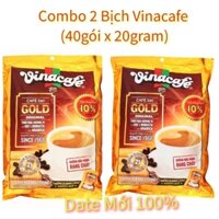 Combo 2 Bịch Vinacafe (40gói x 20gram)Thơm Ngon Rẻ (DATE MỚI(