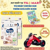 Combo 2 Bỉm - Tã dán Moony Natural size M 46 miếng Cho bé 6 - 11kg