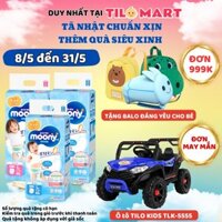 Combo 2 Bỉm - Tã quần Moony Blue size XL Boy 38 miếng Cho bé 1222kg