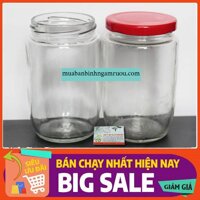 Combo 2 Bình Keo Thủy Tinh Nắp Nhựa 4 lit - Hũ Ngâm Sâm 4 lit