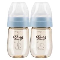 Combo 2 Bình sữa PPSU AGA-AE 180ml (xanh)