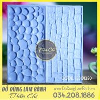 Combo 2 bộ ấn nhựa: Sỏi, Gạch