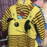 Combo 2 bộ chim cánh cụt màu vàng kẻ cho bé màu sắc bắt mắt giá ca hợp li có du các size cho be lựa chọn xanh hòng vang