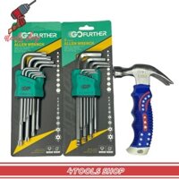 Combo 2 Bộ Lục Giác Bi và Bông + Kèm 1 Cây Búa Lùn