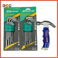 Combo 2 Bộ Lục Giác Bi và Bông + Kèm 1 Cây Búa Lùn