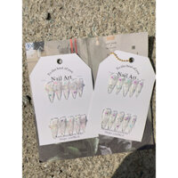 Combo 2 bộ Nailbox Thiết Kế Siêu Xinh ( tặng kèm kẹp hoa sứ )