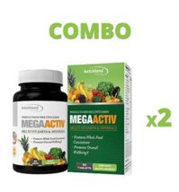 Combo 2 Bổ Sung Vitamin Khoáng Chất MegaActiv Hotchland Nutrition (Lọ/60v)