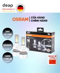 Combo 2 Bóng Đèn Led HLT OSRAM H4 64196DWS 24V 15/15W - Nhập Khẩu Chính Hãng DEEP19 www.yeuhangduc.vn l Sẵn sàng cho bạn