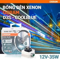 Combo 2 Bóng Đèn Xenon (Next Gen) OSRAM Cool Blue Intense D3S 66340CBN 12V 35W - Nhập Khẩu Chính Hãng